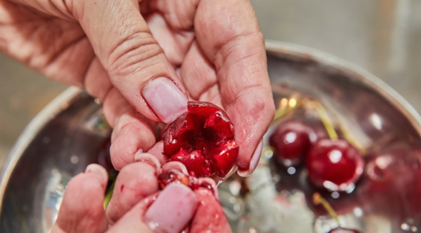 A simple cherry bedtime ritual